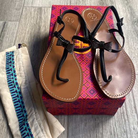π π€ NWOT TORY BURCH sandals w/ rhinestone sz10 π©Ά - Picture 14 of 16